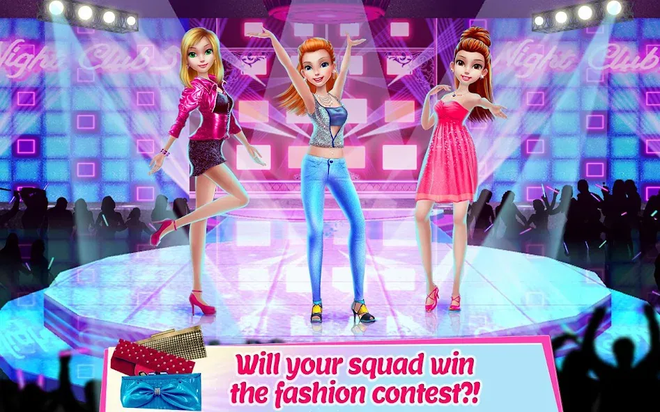 Girl Squad - BFF in Style [МОД: Меню, Бесконечные монеты и Открытые уровни] Screenshot 4