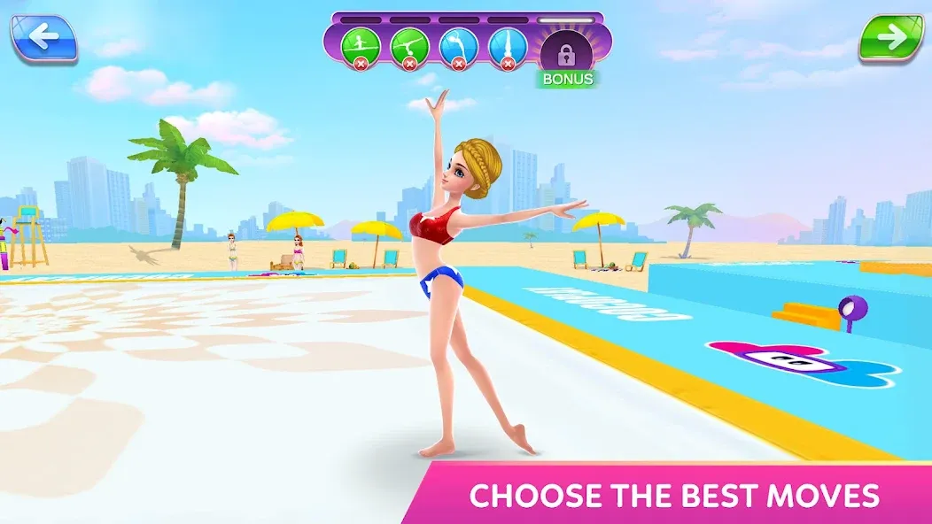 Gymnastics Superstar Star Girl [МОД: Много монет, Открытые уровни и Мега MOD] Screenshot 2