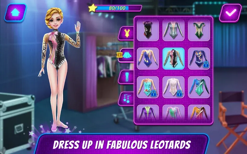 Acrobat Star Show - Girl Power [МОД: Все открыто, Дополнительные деньги и Меню MOD] Screenshot 2