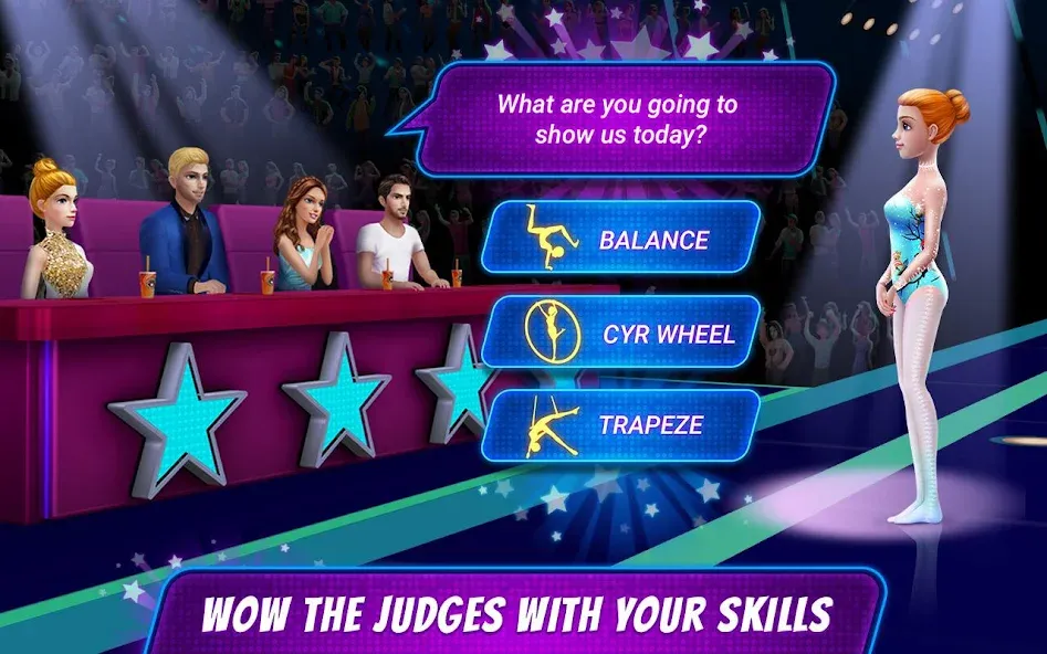 Acrobat Star Show - Girl Power [МОД: Все открыто, Дополнительные деньги и Меню MOD] Screenshot 3