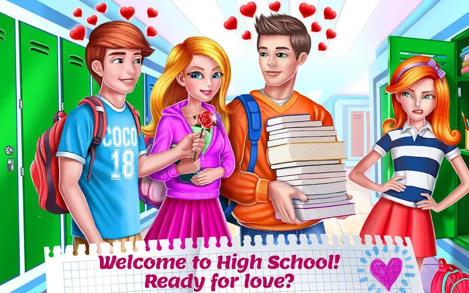 High School Crush — Love Story [MOD: Все открыто] - Скриншот 1