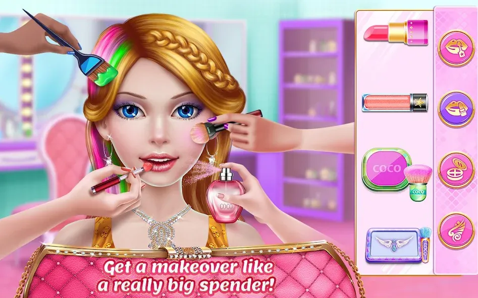 Rich Girl Mall - Shopping Game [МОД: Деньги, Монеты и Меню MOD] Screenshot 3