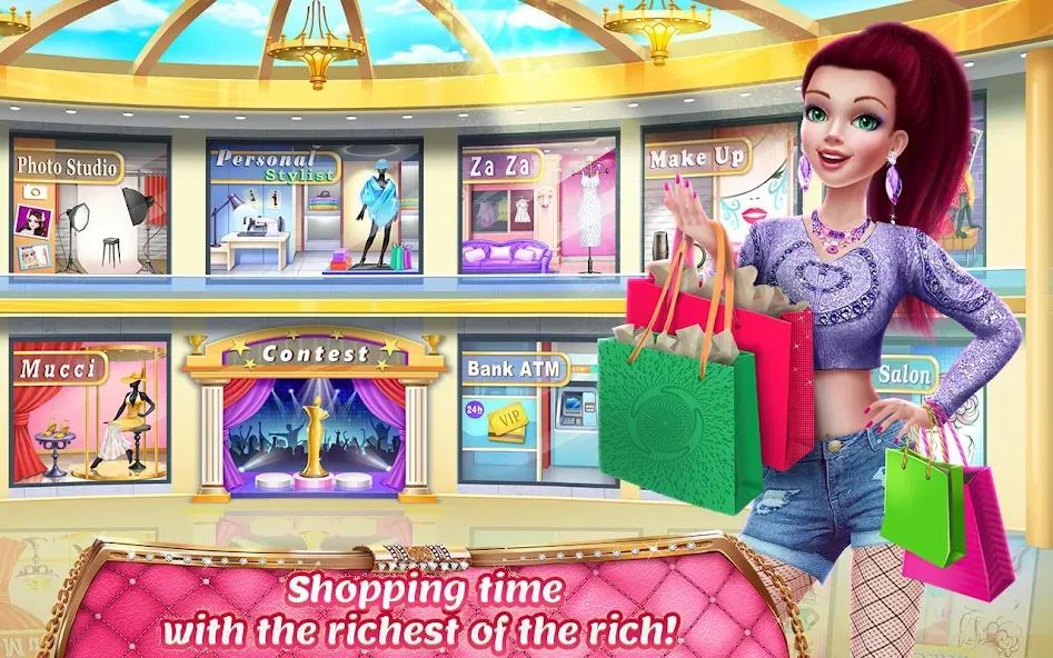 Rich Girl Mall - Shopping Game [МОД: Деньги, Монеты и Меню MOD] Screenshot 4