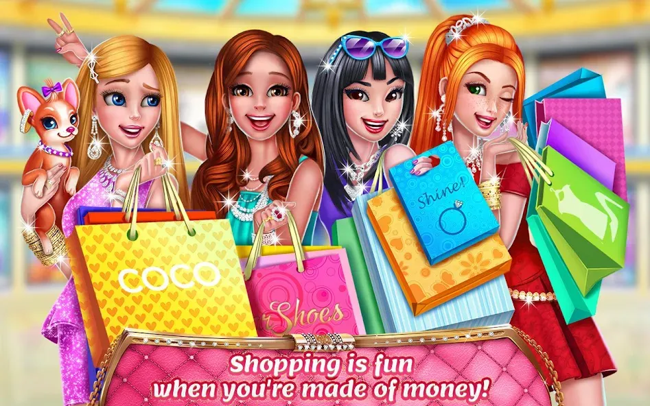 Rich Girl Mall - Shopping Game [МОД: Деньги, Монеты и Меню MOD] Screenshot 5