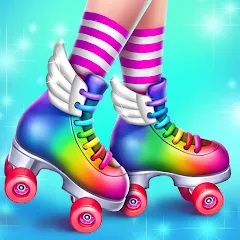 Скачать Roller Skating Girls [МОД: Много денег, Монет и Все открыто] | Взлом Roller Skating Girls на Андроид
