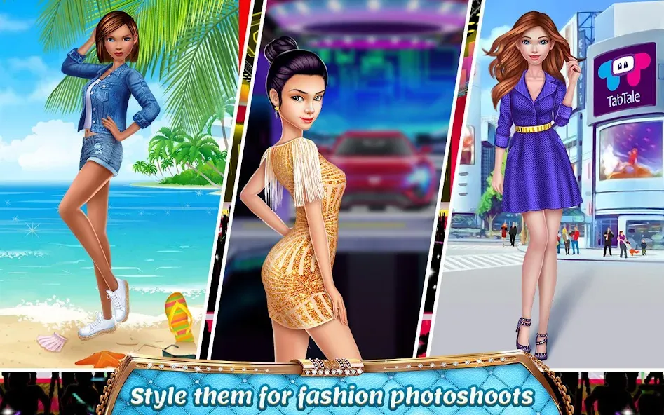 Stylist Girl: Make Me Fabulous [МОД: Все открыто, Дополнительные деньги и Меню MOD] Screenshot 1