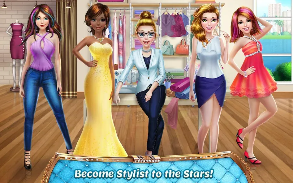 Stylist Girl: Make Me Fabulous [МОД: Все открыто, Дополнительные деньги и Меню MOD] Screenshot 5