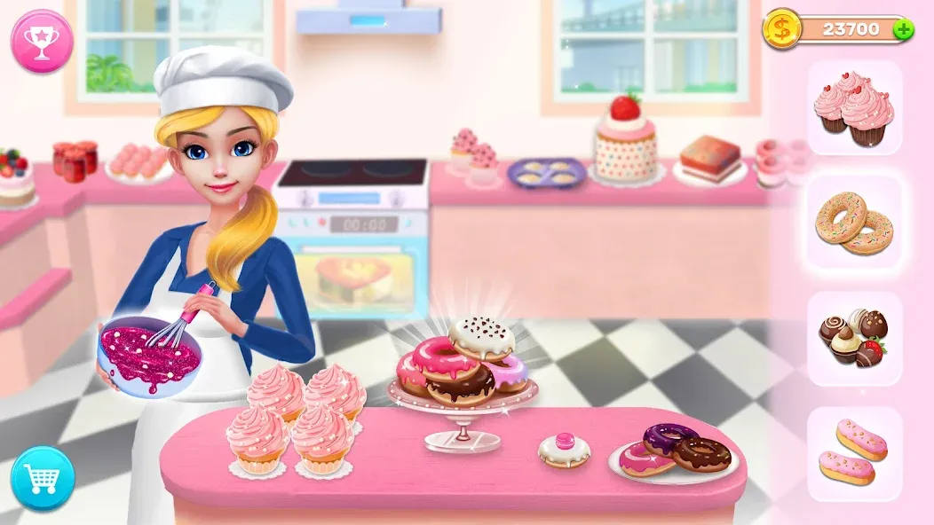 My Bakery Empire: Bake a Cake [МОД: Меню, Бесконечные монеты и Открытые уровни] Screenshot 1