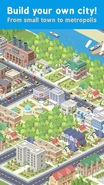 Pocket City Free (Покет Сити) [МОД: Бесконечные деньги, Монеты и Мега MOD] Screenshot 1