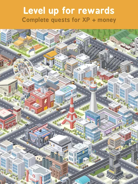 Pocket City Free (Покет Сити) [МОД: Бесконечные деньги, Монеты и Мега MOD] Screenshot 4
