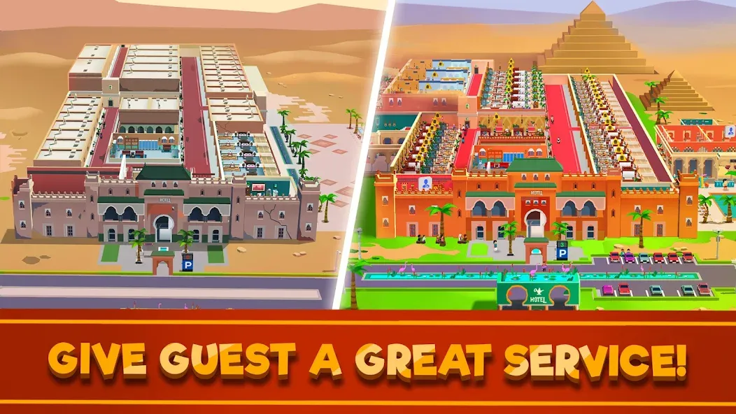 Hotel Empire Tycoon－Idle Game [МОД: Бесконечные деньги, Монеты и Мега MOD] Screenshot 4