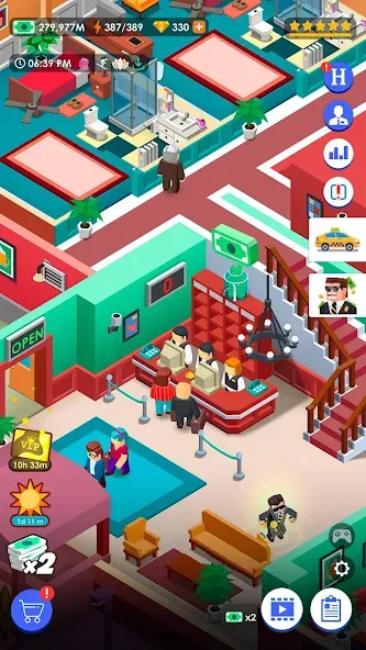 Hotel Empire Tycoon－Idle Game [МОД: Бесконечные деньги, Монеты и Мега MOD] Screenshot 5