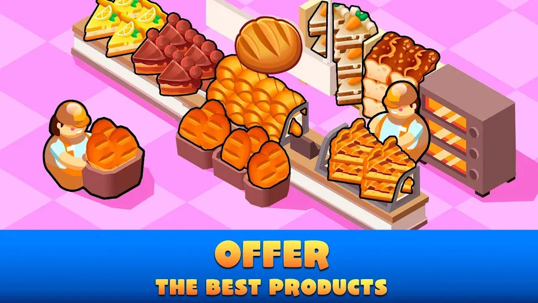 Idle Supermarket Tycoon－Shop (Айдл Супермаркет Тайкун) [МОД: Меню, Бесконечные монеты и Открытые уровни] Screenshot 3
