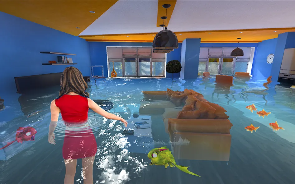 Piranha Escape Hungry Fish.io [МОД: Бесконечные деньги, Монеты и Мега MOD] Screenshot 4