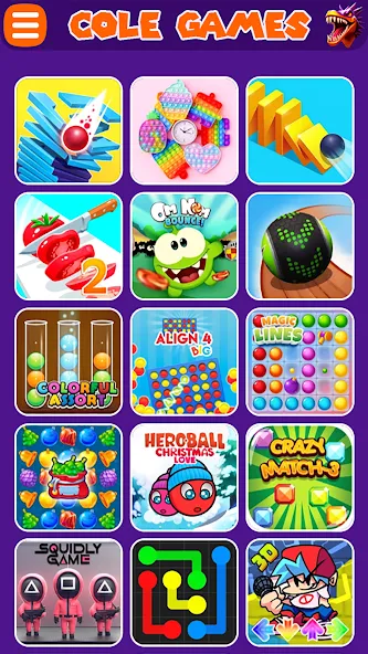 COLE Games (КОЛЕ Геймс) [МОД: Много денег, Монет и Все открыто] Screenshot 1