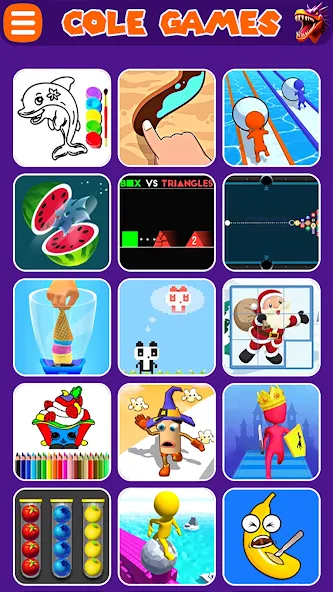 COLE Games (КОЛЕ Геймс) [МОД: Много денег, Монет и Все открыто] Screenshot 3