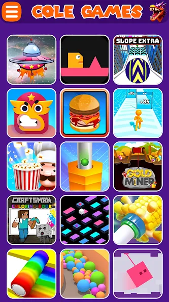 COLE Games (КОЛЕ Геймс) [МОД: Много денег, Монет и Все открыто] Screenshot 4