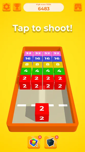 Chain Cube 2048: 3D merge game (Чейн Куб) [МОД: Много монет, Открытые уровни и Мега MOD] Screenshot 2
