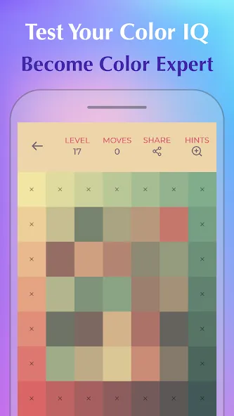 Color Puzzle:Offline Hue Games [МОД: Много монет, Открытые уровни и Мега MOD] Screenshot 2