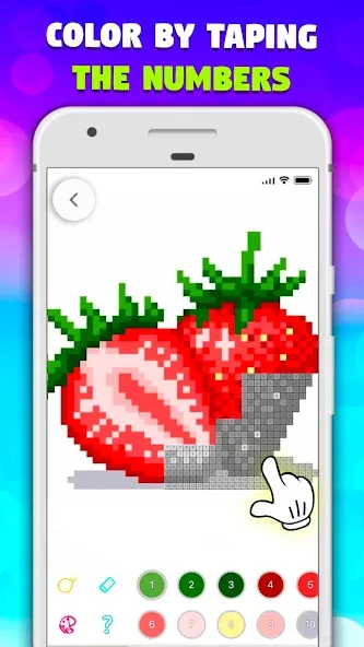 Pixel Art book・Color by number [МОД: Много денег, Монет и Все открыто] Screenshot 2