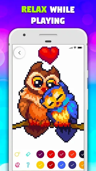 Pixel Art book・Color by number [МОД: Много денег, Монет и Все открыто] Screenshot 3