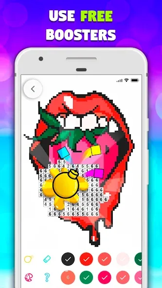 Pixel Art book・Color by number [МОД: Много денег, Монет и Все открыто] Screenshot 4