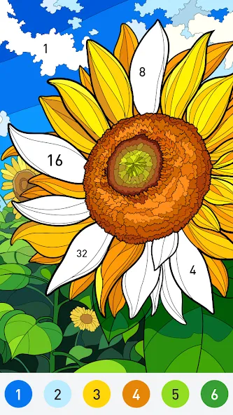 Color Now - color by number (Цолор Ноу) [МОД: Меню, Бесконечные монеты и Открытые уровни] Screenshot 2