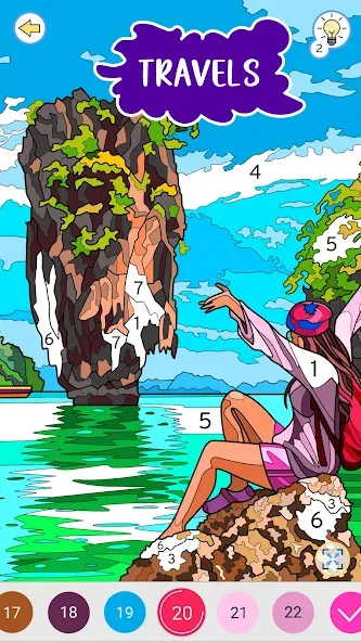 Color by Number: Coloring Book [МОД: Бесконечные деньги, Монеты и Мега MOD] Screenshot 2