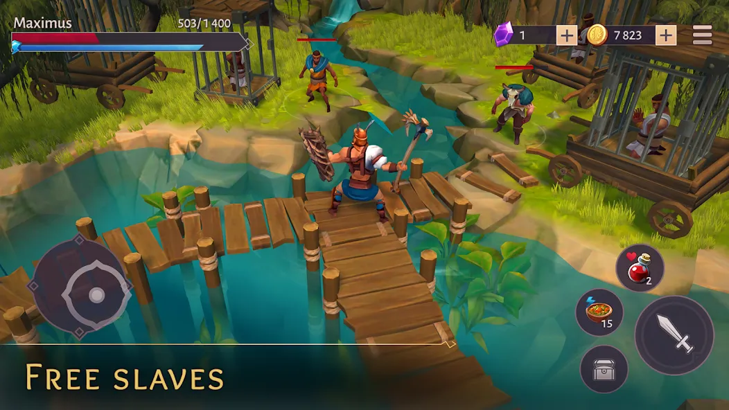 Gladiators: Survival in Rome [МОД: Все открыто, Дополнительные деньги и Меню MOD] Screenshot 5