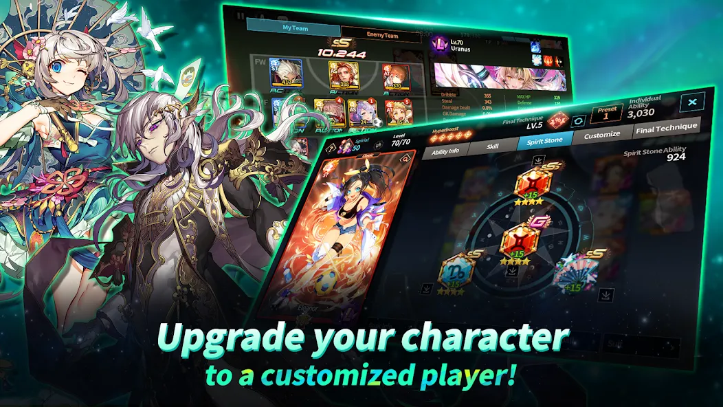 Soccer Spirits (Соккер Спиритс) [МОД: Меню, Бесконечные монеты и Открытые уровни] Screenshot 3