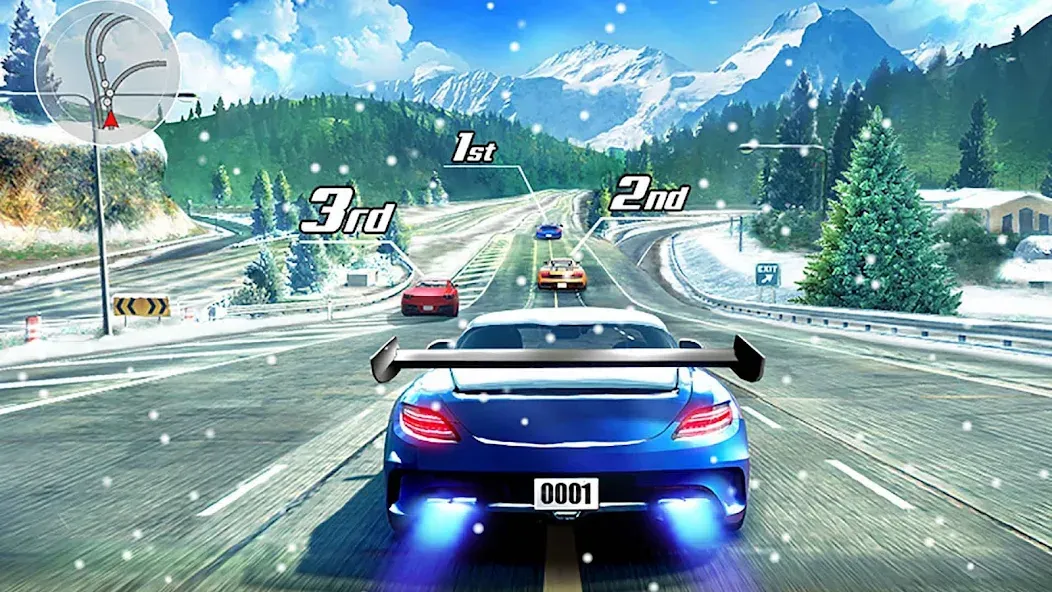 Street Racing 3D [МОД: Деньги, Монеты и Меню MOD] Screenshot 1
