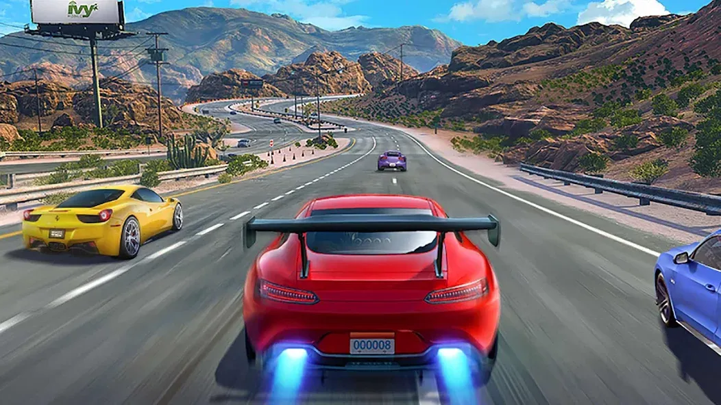 Street Racing 3D [МОД: Деньги, Монеты и Меню MOD] Screenshot 2