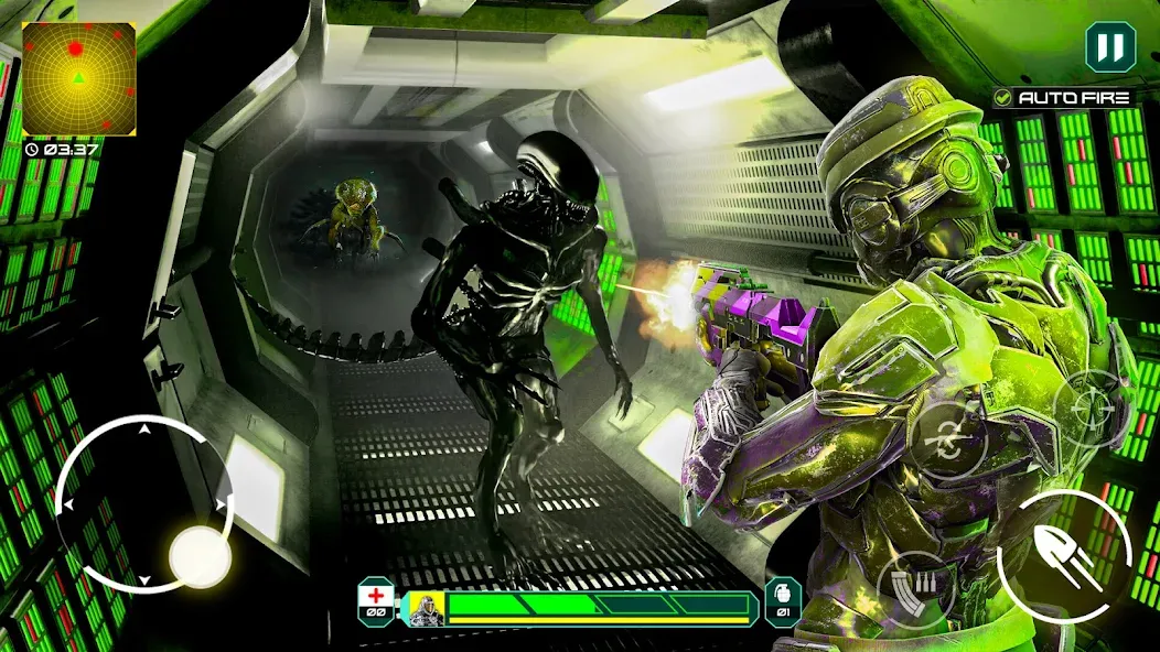 Alien - Dead Space Alien Games (сайфай) [МОД: Много денег, Монет и Все открыто] Screenshot 1