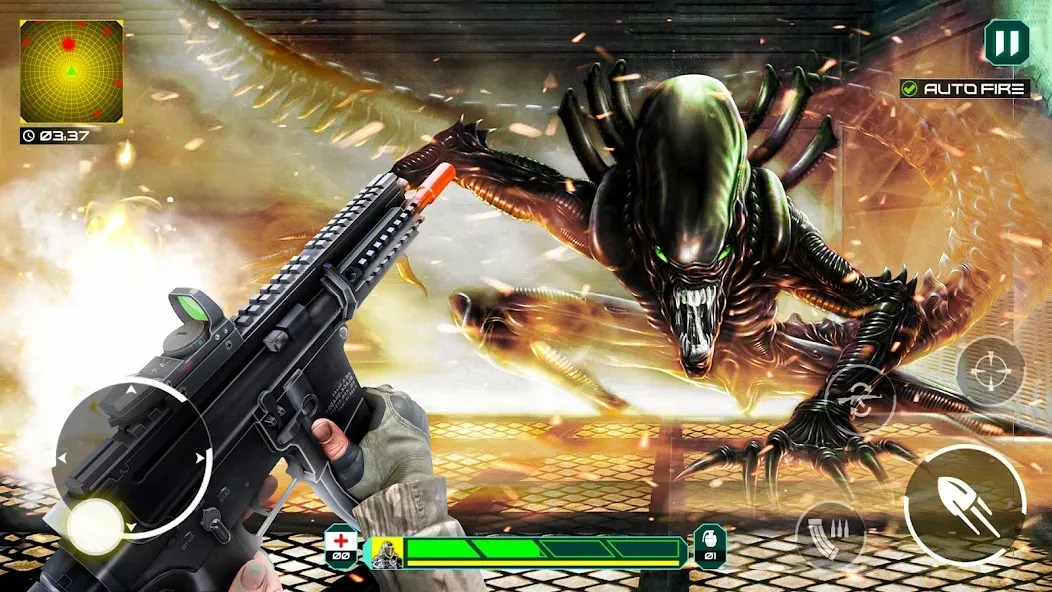 Alien - Dead Space Alien Games (сайфай) [МОД: Много денег, Монет и Все открыто] Screenshot 2