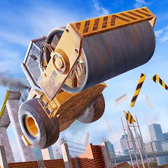 Скачать Construction Ramp Jumping (Конструкция для прыжков на рампе) [МОД: Все открыто, Дополнительные деньги и Меню MOD] | Взлом Construction Ramp Jumping на Андроид