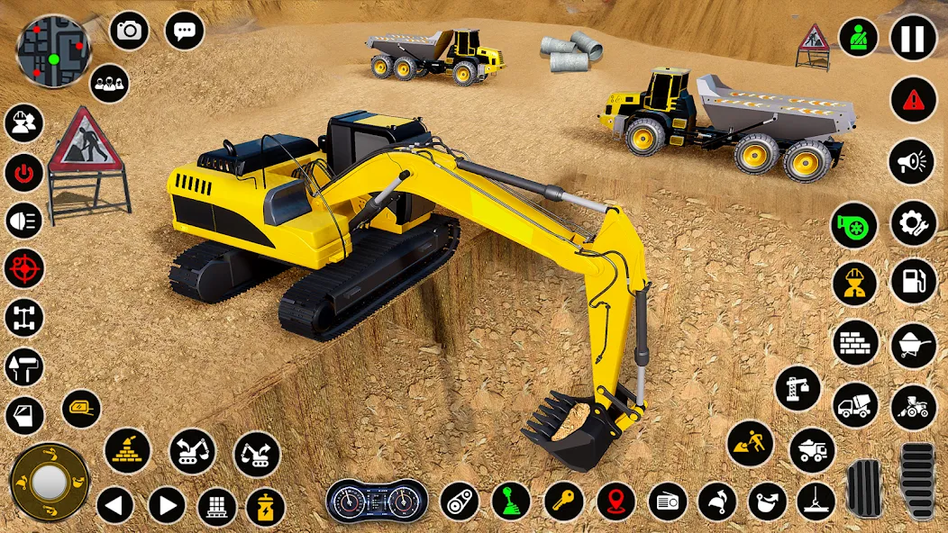 Construction Dump Truck Game (Конструкционный симулятор самосвала) [МОД: Все открыто, Дополнительные деньги и Меню MOD] Screenshot 1