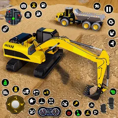Скачать Construction Dump Truck Game (Конструкционный симулятор самосвала) [МОД: Все открыто, Дополнительные деньги и Меню MOD] | Взлом Construction Dump Truck Game на Андроид