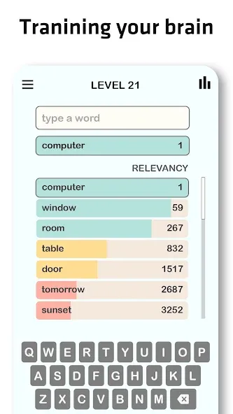 Contexto - Similar Word (Контекст) [МОД: Деньги, Монеты и Меню MOD] Screenshot 4