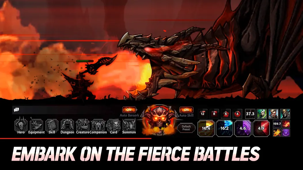 Idle Berserker: legend of rpg (Айдл) [МОД: Бесконечные деньги, Монеты и Мега MOD] Screenshot 1