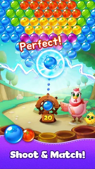 Bubble CoCo : Bubble Shooter (Бабл Коко) [МОД: Много монет, Открытые уровни и Мега MOD] Screenshot 1