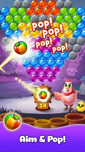 Bubble CoCo : Bubble Shooter (Бабл Коко) [МОД: Много монет, Открытые уровни и Мега MOD] Screenshot 2