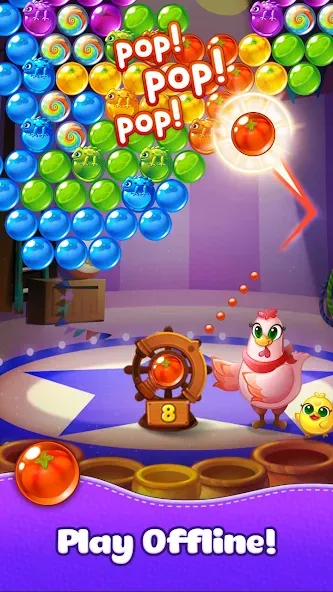 Bubble CoCo : Bubble Shooter (Бабл Коко) [МОД: Много монет, Открытые уровни и Мега MOD] Screenshot 5