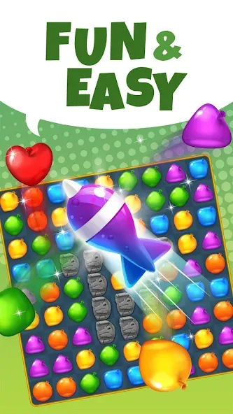 Aqua Blast: Match 3 Puzzle (Аква Бласт) [МОД: Все открыто, Дополнительные деньги и Меню MOD] Screenshot 2