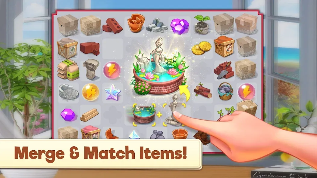Merge Manor x The Smurf Collab (Мердж Манор) [МОД: Деньги, Монеты и Меню MOD] Screenshot 5