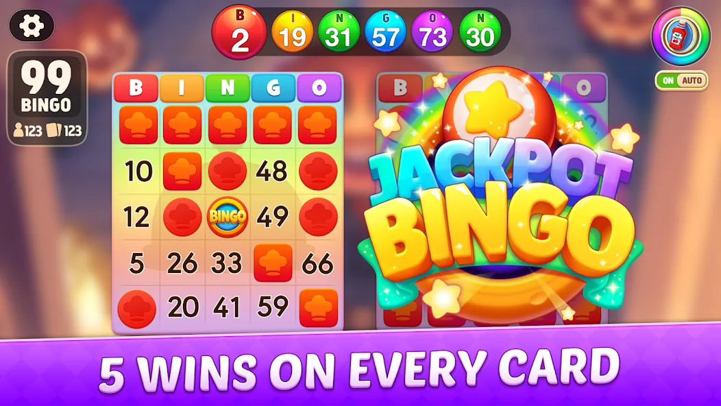 Bingo Frenzy®-Live Bingo Games (Бинго Френзи) [МОД: Все открыто, Дополнительные деньги и Меню MOD] Screenshot 1