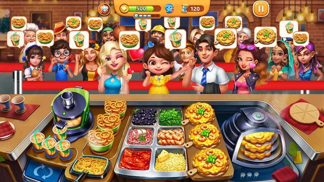 Cooking City - Cooking Games (Кукинг Сити) [МОД: Все открыто, Дополнительные деньги и Меню MOD] Screenshot 2