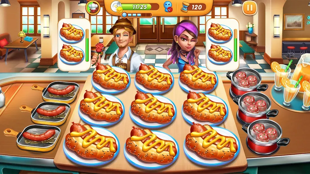 Cooking City - Cooking Games (Кукинг Сити) [МОД: Все открыто, Дополнительные деньги и Меню MOD] Screenshot 4