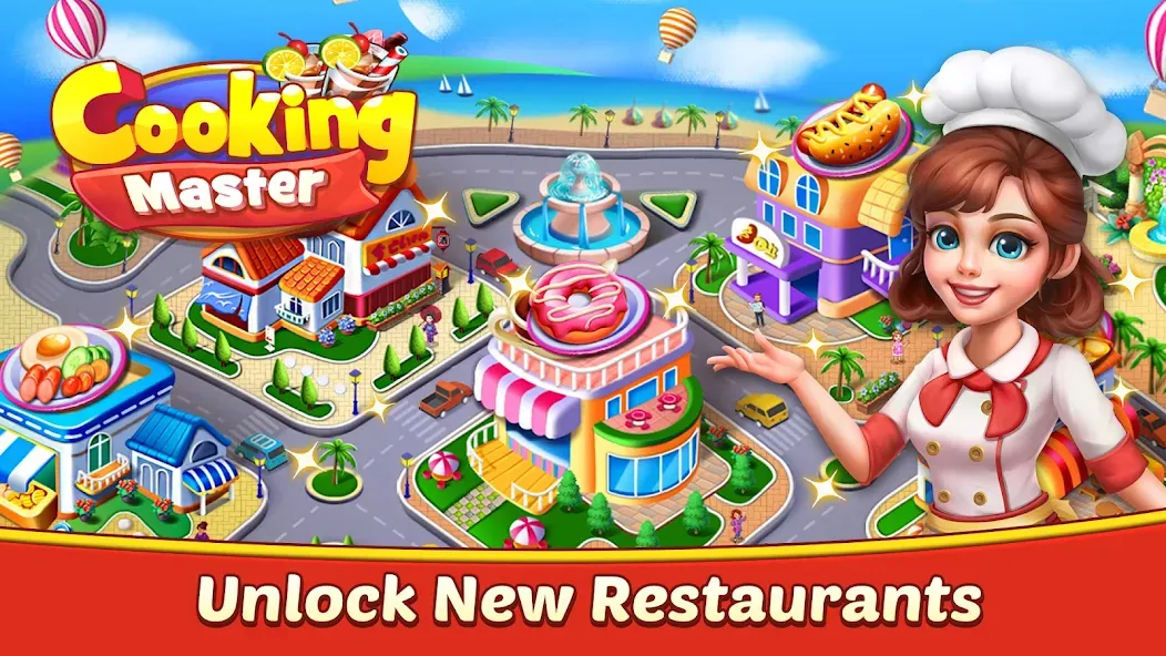Cooking Master:Restaurant Game (Кукинг Мастер) [МОД: Деньги, Монеты и Меню MOD] Screenshot 1