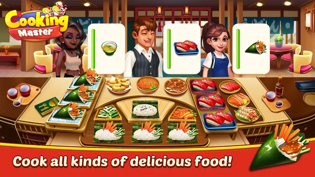 Cooking Master:Restaurant Game (Кукинг Мастер) [МОД: Деньги, Монеты и Меню MOD] Screenshot 3