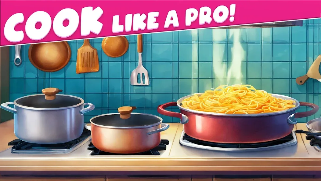Cooking Taste Restaurant Games [МОД: Бесконечные деньги, Монеты и Мега MOD] Screenshot 1